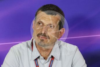 World © Octane Photographic Ltd. F1 Italian GP FIA Personnel Press Conference, Monza, Italy. Friday 2nd September 2016. Guenther Steiner - Team Principal Haas F1 Team. Digital Ref : 1701LB1D6656