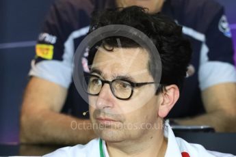 World © Octane Photographic Ltd. F1 Italian GP FIA Personnel Press Conference, Monza, Italy. Friday 2nd September 2016. Mattia Binotto – Chief Technical Officer Scuderia Ferrari. Digital Ref : 1701LB1D6682