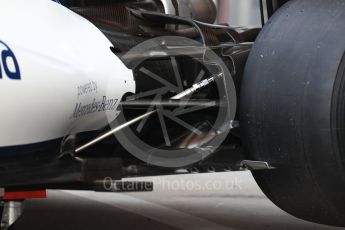 World © Octane Photographic Ltd. Williams Martini Racing, Williams Mercedes FW38. Thursday 1st September 2016, F1 Italian GP Pit Lane, Monza, Italy. Digital Ref : 1694LB1D3803