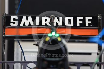 World © Octane Photographic Ltd. Sahara Force India VJM09. Thursday 1st September 2016, F1 Italian GP Pit Lane, Monza, Italy. Digital Ref : 1694LB1D3927