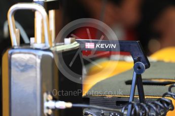 World © Octane Photographic Ltd. Renault Sport F1 Team RS16 - Kevin Magnussen. Thursday 1st September 2016, F1 Italian GP Pit Lane, Monza, Italy. Digital Ref : 1694LB1D3943