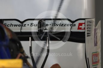 World © Octane Photographic Ltd. Sauber F1 Team C35. Thursday 1st September 2016, F1 Italian GP Paddock, Monza, Italy. Digital Ref : 1694LB1D4003