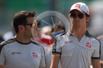 World © Octane Photographic Ltd. Haas F1 Team VF-16 - Esteban Gutierrez. Thursday 1st September 2016, F1 Italian GP Pit Lane, Monza, Italy. Digital Ref : 1694LB1D4017 1694LB1D4017