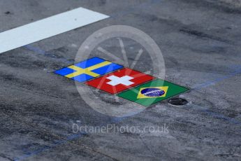 World © Octane Photographic Ltd. Sauber F1 Team C35 pit box. Thursday 1st September 2016, F1 Italian GP Pit Lane, Monza, Italy. Digital Ref : 1694LB2D5290