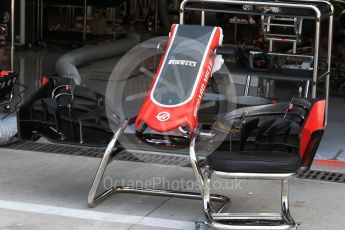World © Octane Photographic Ltd. Haas F1 Team VF-16. Thursday 1st September 2016, F1 Italian GP Pit Lane, Monza, Italy. Digital Ref : 1694LB2D5307