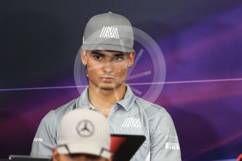 World © Octane Photographic Ltd. F1 Singapore GP FIA Driver Press Conference, Suzuka Circuit, Suzuka, Japan. Thursday 6th October 2016 Manor Racing - Pascal Wehrlein. Digital Ref : 1727LB1D3165