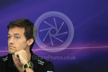 World © Octane Photographic Ltd. F1 Singapore GP FIA Driver Press Conference, Suzuka Circuit, Suzuka, Japan. Thursday 6th October 2016. Renault Sport F1 Team – Jolyon Palmer. Digital Ref : 1727LB1D3235