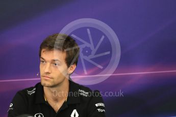 World © Octane Photographic Ltd. F1 Singapore GP FIA Driver Press Conference, Suzuka Circuit, Suzuka, Japan. Thursday 6th October 2016. Renault Sport F1 Team – Jolyon Palmer. Digital Ref : 1727LB1D3292