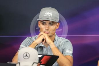 World © Octane Photographic Ltd. F1 Singapore GP FIA Driver Press Conference, Suzuka Circuit, Suzuka, Japan. Thursday 6th October 2016 Manor Racing - Pascal Wehrlein. Digital Ref : 1727LB1D3412