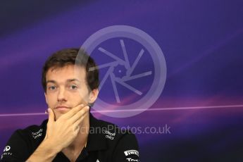 World © Octane Photographic Ltd. F1 Singapore GP FIA Driver Press Conference, Suzuka Circuit, Suzuka, Japan. Thursday 6th October 2016. Renault Sport F1 Team – Jolyon Palmer. Digital Ref : 1727LB1D3420