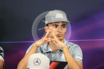 World © Octane Photographic Ltd. F1 Singapore GP FIA Driver Press Conference, Suzuka Circuit, Suzuka, Japan. Thursday 6th October 2016 Manor Racing - Pascal Wehrlein. Digital Ref : 1727LB1D3431