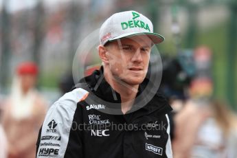 World © Octane Photographic Ltd. Sahara Force India VJM09 - Nico Hulkenberg. Sunday 9th October 2016, F1 Japanese GP - Drivers’ parade, Suzuka Circuit, Suzuka, Japan. Digital Ref :1735LB1D7039