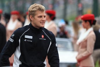 World © Octane Photographic Ltd. Sauber F1 Team C35 – Marcus Ericsson. Sunday 9th October 2016, F1 Japanese GP - Drivers’ parade, Suzuka Circuit, Suzuka, Japan. Digital Ref :