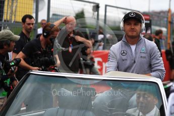 World © Octane Photographic Ltd. Mercedes AMG Petronas W07 Hybrid – Nico Rosberg. Sunday 9th October 2016, F1 Japanese GP - Drivers’ parade. Suzuka Circuit, Suzuka, Japan. Digital Ref :1735LB1D7073