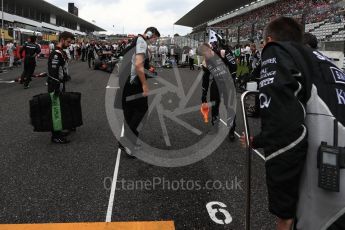 World © Octane Photographic Ltd. Sahara Force India VJM09 - Nico Hulkenberg. Sunday 9th October 2016, F1 Japanese GP - Grid, Suzuka Circuit, Suzuka, Japan. Digital Ref :1735LB1D7166