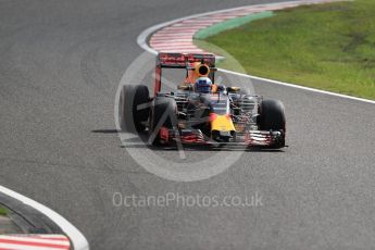 World © Octane Photographic Ltd. Red Bull Racing RB12 – Daniel Ricciardo. Friday 7th October 2016, F1 Japanese GP - Practice 1, Suzuka Circuit, Suzuka, Japan. Digital Ref :1728LB1D3689