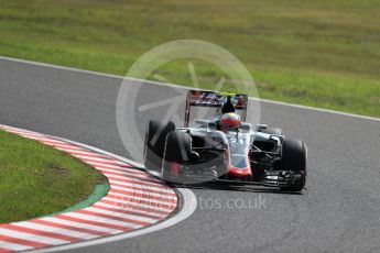 World © Octane Photographic Ltd. Haas F1 Team VF-16 - Esteban Gutierrez. Friday 7th October 2016, F1 Japanese GP - Practice 1, Suzuka Circuit, Suzuka, Japan. Digital Ref :1728LB1D3901