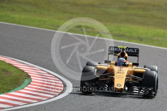 World © Octane Photographic Ltd. Renault Sport F1 Team RS16 – Jolyon Palmer. Friday 7th October 2016, F1 Japanese GP - Practice 1, Suzuka Circuit, Suzuka, Japan. Digital Ref :1728LB1D4001