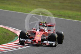 World © Octane Photographic Ltd. Scuderia Ferrari SF16-H – Kimi Raikkonen. Friday 7th October 2016, F1 Japanese GP - Practice 1, Suzuka Circuit, Suzuka, Japan. Digital Ref :1728LB1D4029
