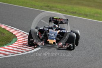 World © Octane Photographic Ltd. Scuderia Toro Rosso STR11 – Carlos Sainz. Friday 7th October 2016, F1 Japanese GP - Practice 1, Suzuka Circuit, Suzuka, Japan. Digital Ref :1728LB1D4055