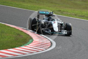 World © Octane Photographic Ltd. Mercedes AMG Petronas W07 Hybrid – Nico Rosberg. Friday 7th October 2016, F1 Japanese GP - Practice 1. Suzuka Circuit, Suzuka, Japan. Digital Ref :1728LB1D4122