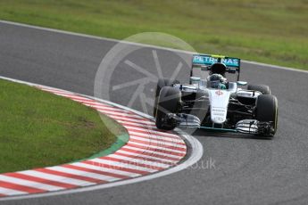 World © Octane Photographic Ltd. Mercedes AMG Petronas W07 Hybrid – Nico Rosberg. Friday 7th October 2016, F1 Japanese GP - Practice 1. Suzuka Circuit, Suzuka, Japan. Digital Ref :1728LB1D4195