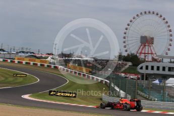 World © Octane Photographic Ltd. Red Bull Racing RB12 – Max Verstappen. Friday 7th October 2016, F1 Japanese GP - Practice 1, Suzuka Circuit, Suzuka, Japan. Digital Ref :1728LB2D1920