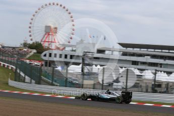 World © Octane Photographic Ltd. Mercedes AMG Petronas W07 Hybrid – Nico Rosberg. Friday 7th October 2016, F1 Japanese GP - Practice 1. Suzuka Circuit, Suzuka, Japan. Digital Ref :1728LB2D2073