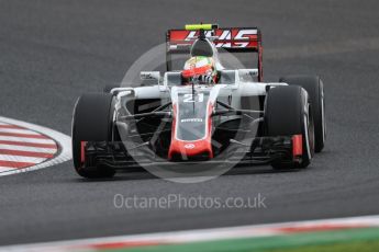 World © Octane Photographic Ltd. Haas F1 Team VF-16 - Esteban Gutierrez. Friday 7th October 2016, F1 Japanese GP - Practice 2, Suzuka Circuit, Suzuka, Japan. Digital Ref : 1729LB1D4567