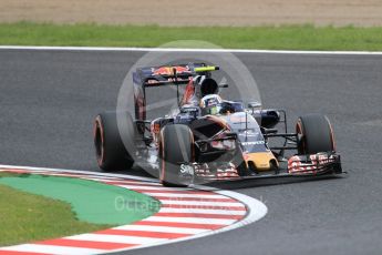 World © Octane Photographic Ltd. Scuderia Toro Rosso STR11 – Carlos Sainz. Friday 7th October 2016, F1 Japanese GP - Practice 2, Suzuka Circuit, Suzuka, Japan. Digital Ref : 1729LB1D4716