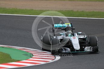 World © Octane Photographic Ltd. Mercedes AMG Petronas W07 Hybrid – Nico Rosberg. Friday 7th October 2016, F1 Japanese GP - Practice 2. Suzuka Circuit, Suzuka, Japan. Digital Ref : 1729LB1D4807
