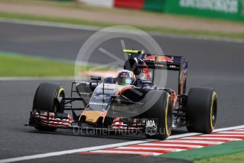 World © Octane Photographic Ltd. Scuderia Toro Rosso STR11 – Carlos Sainz. Friday 7th October 2016, F1 Japanese GP - Practice 2, Suzuka Circuit, Suzuka, Japan. Digital Ref : 1729LB1D5032