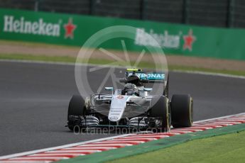 World © Octane Photographic Ltd. Mercedes AMG Petronas W07 Hybrid – Nico Rosberg. Friday 7th October 2016, F1 Japanese GP - Practice 2. Suzuka Circuit, Suzuka, Japan. Digital Ref : 1729LB1D5262