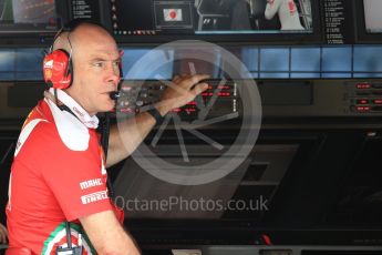 World © Octane Photographic Ltd. Scuderia Ferrari - Jock Clear. Saturday 8th October 2016, F1 Japanese GP - Practice 3, Suzuka Circuit, Suzuka, Japan. Digital Ref : 1732LB2D2708