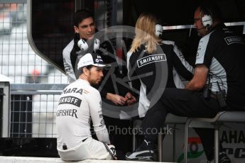 World © Octane Photographic Ltd. Sahara Force India VJM09 - Sergio Perez. Saturday 8th October 2016, F1 Japanese GP - Practice 3, Suzuka Circuit, Suzuka, Japan. Digital Ref : 1732LB2D3023