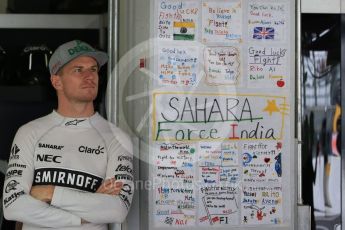 World © Octane Photographic Ltd. Sahara Force India VJM09 - Nico Hulkenberg. Saturday 8th October 2016, F1 Japanese GP - Practice 3, Suzuka Circuit, Suzuka, Japan. Digital Ref : 1732LB2D3169