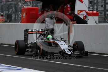 World © Octane Photographic Ltd. Sahara Force India VJM09 - Nico Hulkenberg. Saturday 8th October 2016, F1 Japanese GP - Practice 3, Suzuka Circuit, Suzuka, Japan. Digital Ref : 1732LB2D3234