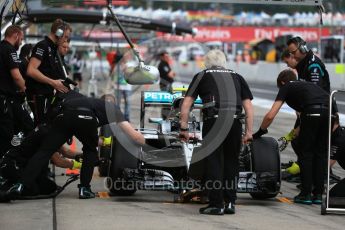 World © Octane Photographic Ltd. Mercedes AMG Petronas W07 Hybrid – Nico Rosberg. Saturday 8th October 2016, F1 Japanese GP - Practice 3. Suzuka Circuit, Suzuka, Japan. Digital Ref : 1732LB2D3305