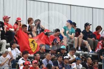 World © Octane Photographic Ltd. Fans. Saturday 8th October 2016, F1 Japanese GP - Qualifying. Suzuka Circuit, Suzuka, Japan. Digital Ref : 1733LB1D6469