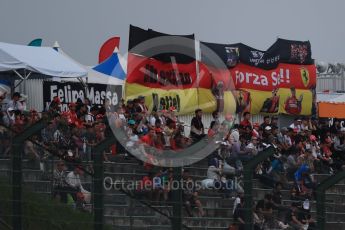 World © Octane Photographic Ltd. Scuderia Ferrari Sebastian Vettel fans. Saturday 8th October 2016, F1 Japanese GP - Qualifying, Suzuka Circuit, Suzuka, Japan. Digital Ref : 1733LB1D6690