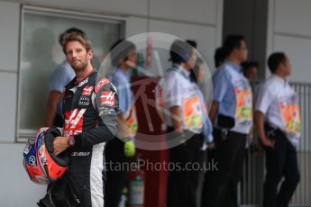 World © Octane Photographic Ltd. Haas F1 Team VF-16 – Romain Grosjean. Saturday 8th October 2016, F1 Japanese GP - Qualifying, Suzuka Circuit, Suzuka, Japan. Digital Ref : 1733LB1D6836