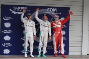 World © Octane Photographic Ltd. Mercedes AMG Petronas W07 Hybrid – Nico Rosberg followed by Lewis Hamilton and Scuderia Ferrari SF16-H – Kimi Raikkonen. Saturday 8th October 2016, F1 Japanese GP - Qualifying. Suzuka Circuit, Suzuka, Japan. Digital Ref : 1733LB1D6879