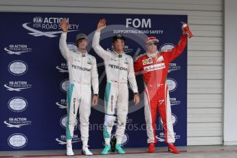 World © Octane Photographic Ltd. Mercedes AMG Petronas W07 Hybrid – Nico Rosberg followed by Lewis Hamilton and Scuderia Ferrari SF16-H – Kimi Raikkonen. Saturday 8th October 2016, F1 Japanese GP - Qualifying. Suzuka Circuit, Suzuka, Japan. Digital Ref : 1733LB1D6883