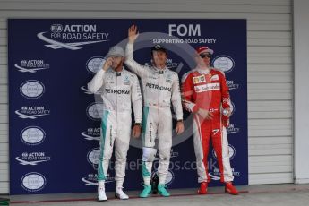 World © Octane Photographic Ltd. Mercedes AMG Petronas W07 Hybrid – Nico Rosberg followed by Lewis Hamilton and Scuderia Ferrari SF16-H – Kimi Raikkonen. Saturday 8th October 2016, F1 Japanese GP - Qualifying. Suzuka Circuit, Suzuka, Japan. Digital Ref : 1733LB1D6897