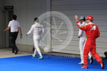 World © Octane Photographic Ltd. Mercedes AMG Petronas W07 Hybrid – Nico Rosberg followed by Lewis Hamilton and Scuderia Ferrari SF16-H – Kimi Raikkonen. Saturday 8th October 2016, F1 Japanese GP - Qualifying. Suzuka Circuit, Suzuka, Japan. Digital Ref : 1733LB1D6928