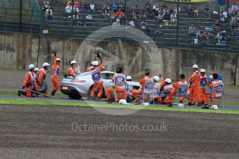 World © Octane Photographic Ltd. Marshals do a pit stop on the safety car. Saturday 8th October 2016, F1 Japanese GP - Qualifying, Suzuka Circuit, Suzuka, Japan. Digital Ref : 1733LB2D3757