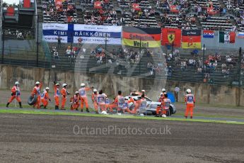 World © Octane Photographic Ltd. Marshals do a pit stop on the safety car. Saturday 8th October 2016, F1 Japanese GP - Qualifying, Suzuka Circuit, Suzuka, Japan. Digital Ref : 1733LB2D3767