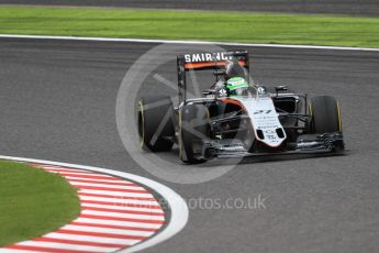 World © Octane Photographic Ltd. Sahara Force India VJM09 - Nico Hulkenberg. Sunday 9th October 2016, F1 Japanese GP - Race, Suzuka Circuit, Suzuka, Japan. Digital Ref :