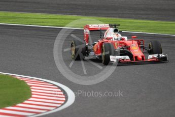 World © Octane Photographic Ltd. Scuderia Ferrari SF16-H – Sebastian Vettel. Sunday 9th October 2016, F1 Japanese GP - Race, Suzuka Circuit, Suzuka, Japan. Digital Ref :