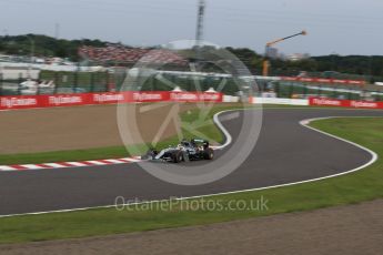 World © Octane Photographic Ltd. Mercedes AMG Petronas W07 Hybrid – Lewis Hamilton. Sunday 9th October 2016, F1 Japanese GP - Race. Suzuka Circuit, Suzuka, Japan. Digital Ref :